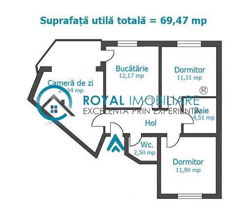 Royal Imobiliare   Vanzare Apartament zona Ultracentral