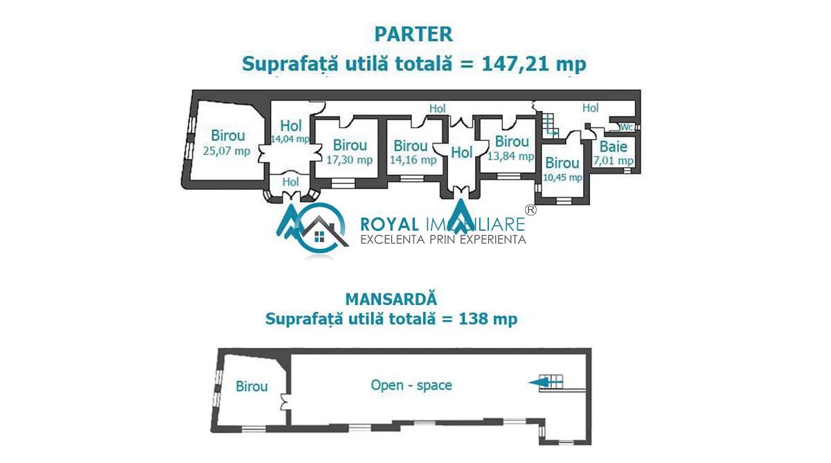 Royal Imobiliare   Vanzare spatiu birouri   Zona Central