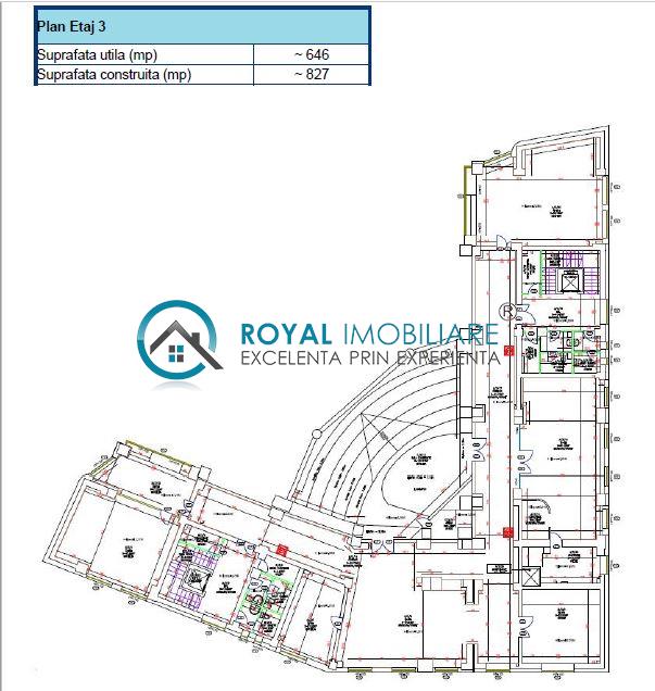Royal Imobiliare   Cladire birouri P+6E, zona Ultracentrala