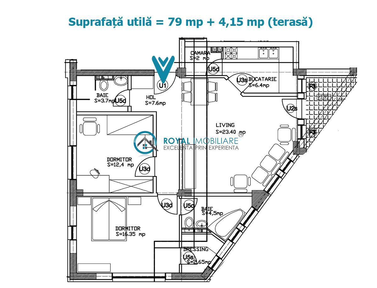 Royal Imobiliare   Vanzari apartamente bloc nou Ultracentral