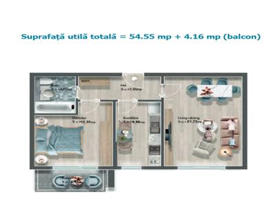 Royal Imobiliare-Vanzare Apartament 2 Camere Zona Albert