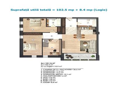 Royal Imobiliare-Vanzare Apartament 4 Camere Zona Campina